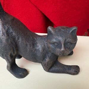 Cast Iron Cat Figurine - Doorstop